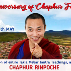 May 29 & 30, Transmission (Lung) of the Entire Takla Mebar Tantra, Teachings and Ganapuja (Tsok Offering)